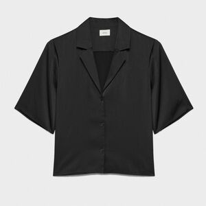 Wilfred Satin Button Up Blouse - Aritzia